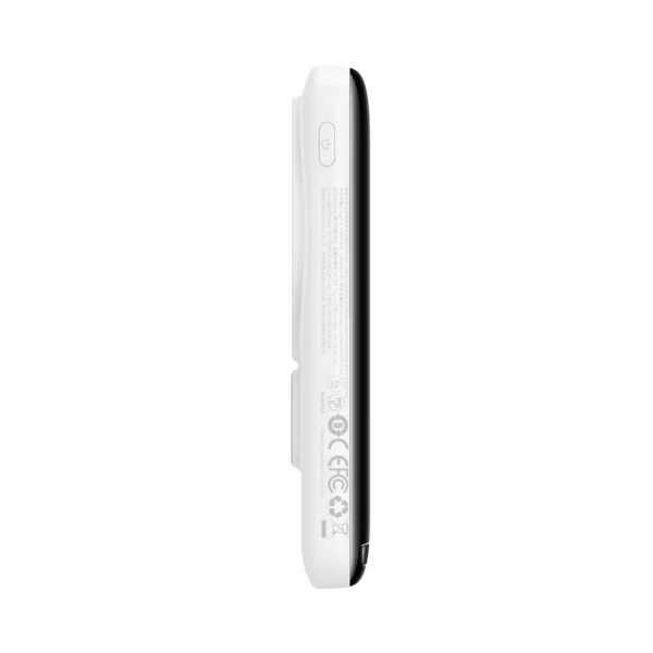 Baseus Magnetic Bracket powerbank with wireless charging MagSafe 10000mAh 20W Overseas Edition white (PPCX000202) + USB Type C cable Baseus Xiaobai Series 60W 0.5meng