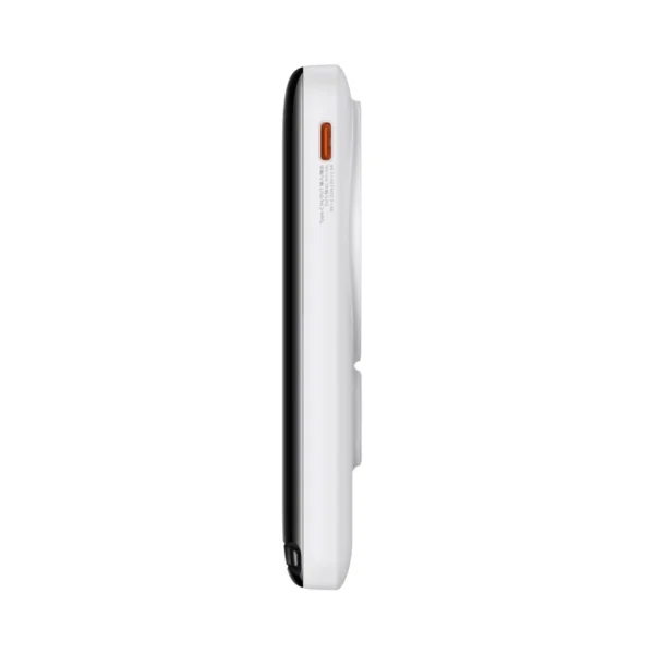 Baseus Magnetic Bracket powerbank with wireless charging MagSafe 10000mAh 20W Overseas Edition white (PPCX000202) + USB Type C cable Baseus Xiaobai Series 60W 0.5meng