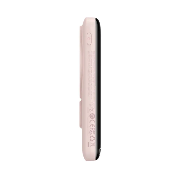 Baseus Magnetic Bracket power bank with wireless charging MagSafe 10000mAh 20W Overseas Edition pink (PPCX000204) + USB Type C cable Baseus Xiaobai Series 60W 0.5meng