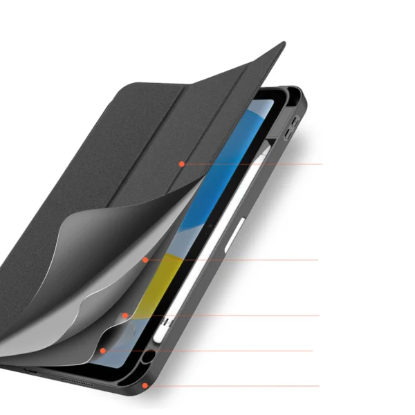 Dux Ducis Domo case iPad 10.9'' 2022 (10 gen.) smart cover stand blackeng
