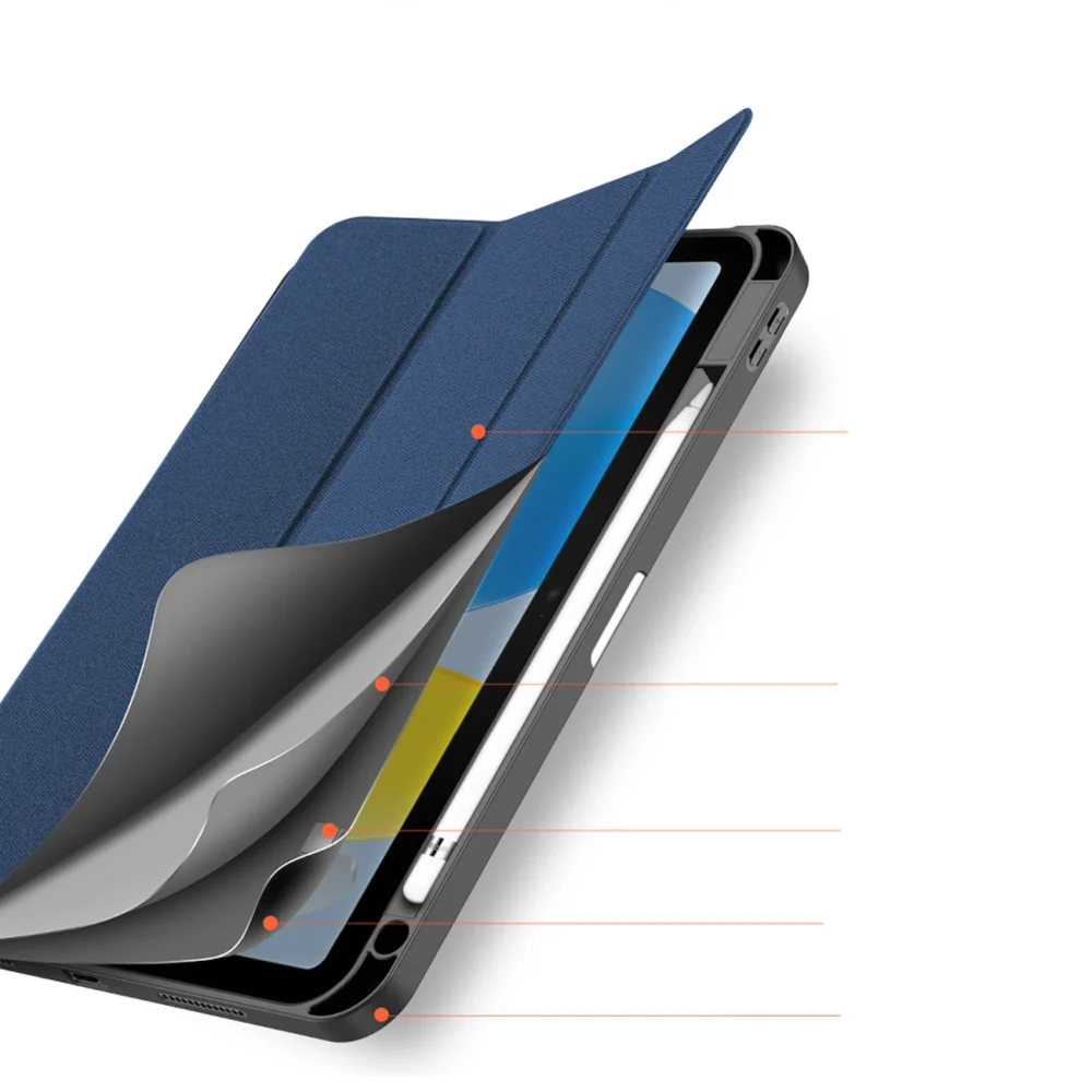 Dux Ducis Domo case iPad 10.9'' 2022 (10th generation) smart cover stand blueeng