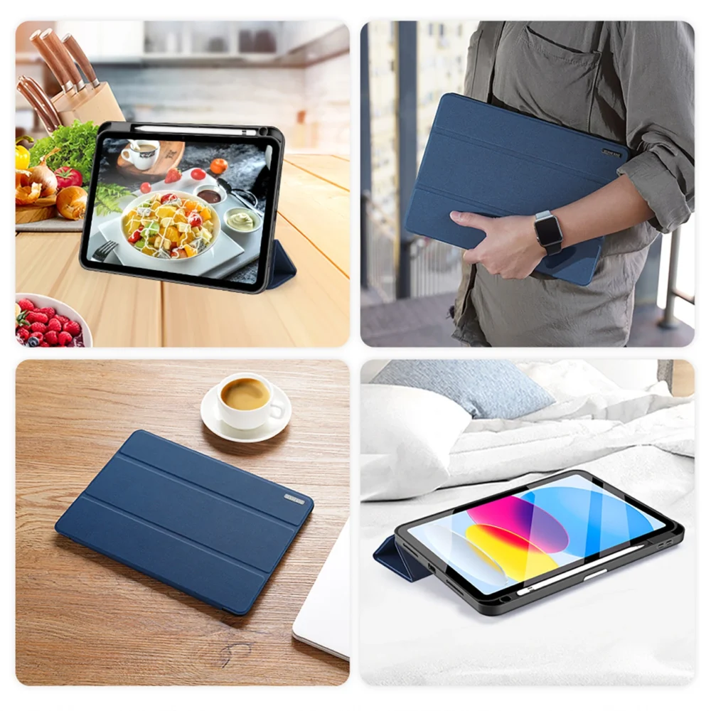 Dux Ducis Domo case iPad 10.9'' 2022 (10th generation) smart cover stand blueeng