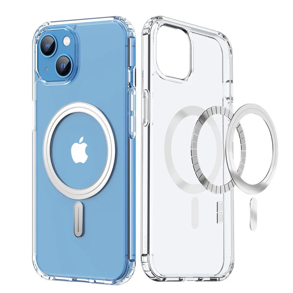 Dux Ducis Clin magnetic case for iPhone 14 Plus compatible with MagSafe transparenteng