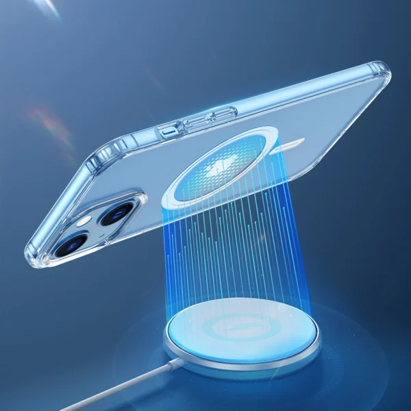 Dux Ducis Clin magnetic case for iPhone 14 Plus compatible with MagSafe transparenteng