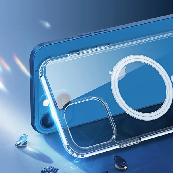 Dux Ducis Clin magnetic case for iPhone 14 Plus compatible with MagSafe transparenteng