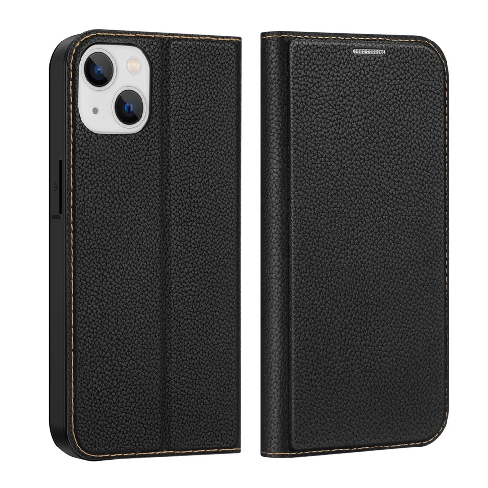 Dux Ducis Skin X2 case for iPhone 14 Plus case with magnetic flap blackeng