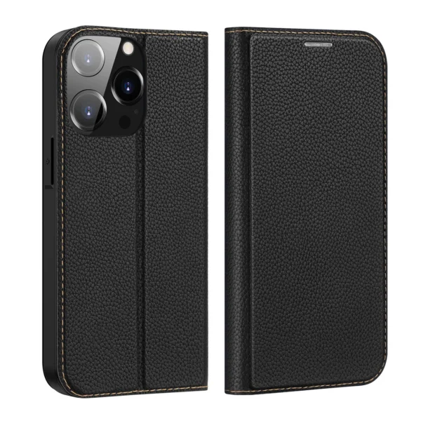 Dux Ducis Skin X2 case for iPhone 14 Pro magnetic flip cover blackeng