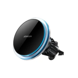 Joyroom car phone holder with 15W Qi inductive charger (MagSafe compatible) for air vent, silver (JR-ZS291)eng