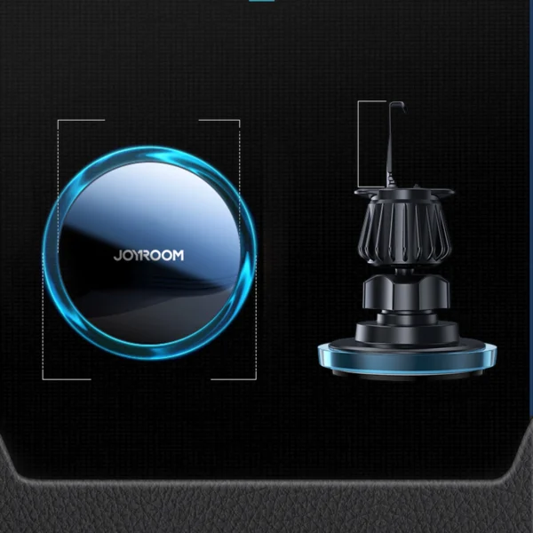 Joyroom car phone holder with 15W Qi inductive charger (MagSafe compatible) for air vent, silver (JR-ZS291)eng