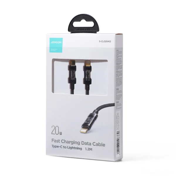 Joyroom S-CL020A12 Lightning / USB-C PD cable 20W 1.2m - blackeng
