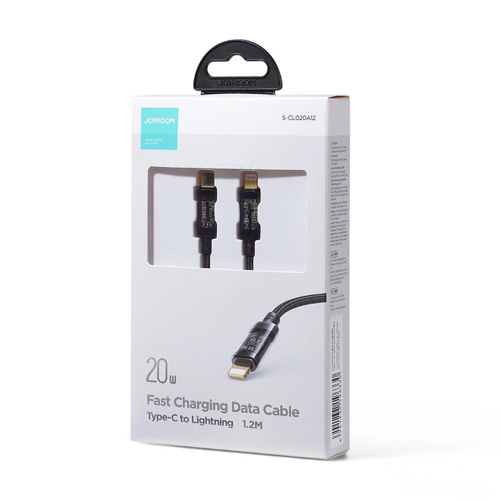 Joyroom S-CL020A12 Lightning / USB-C PD cable 20W 1.2m - blackeng