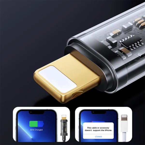 Joyroom S-CL020A20 Lightning / USB-C PD cable 20W 2m - blueeng