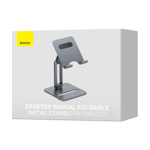 Baseus Desktop Biaxial Foldable metal tablet stand gray (LUSZ000113)eng