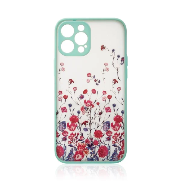 Design Case case for iPhone 13, blue flower covereng