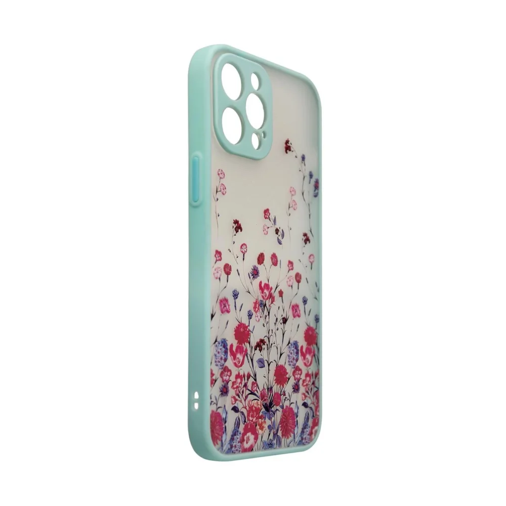 Design Case case for iPhone 13, blue flower covereng