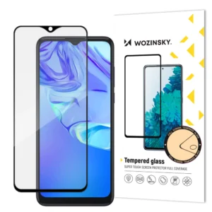 Wozinsky super durable Full Glue tempered glass full screen with frame Case Friendly TCL 305 blackeng