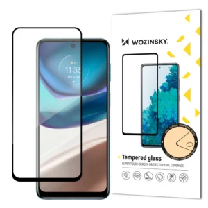 Wozinsky Super Durable Full Glue Tempered Glass Full Screen With Frame Case Friendly Motorola Moto G42 Blackeng