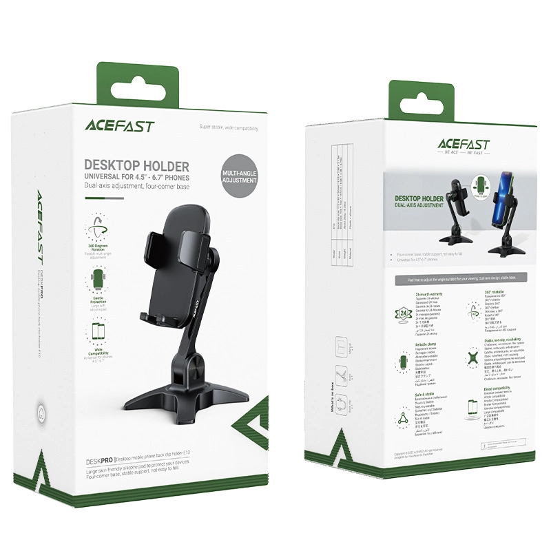 Acefast stand stand gravitational phone holder black (E10)eng