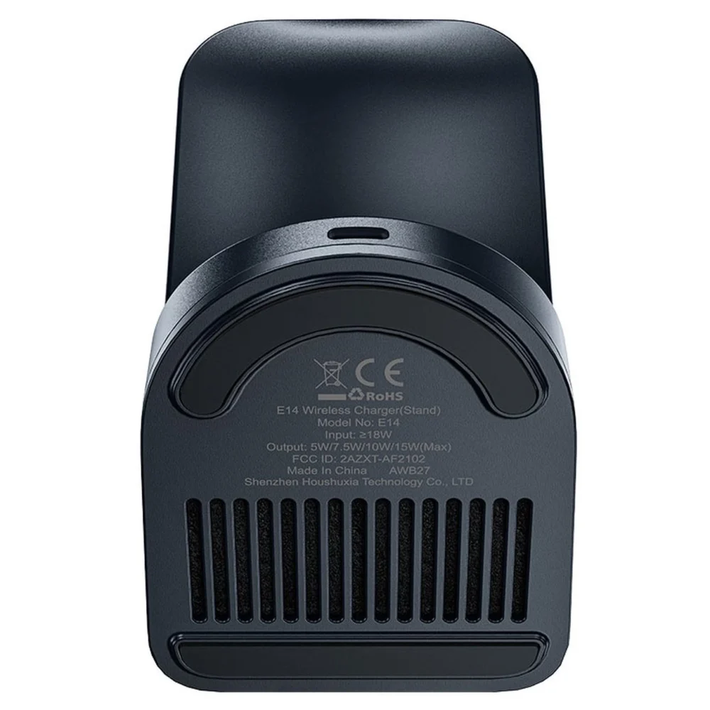 Acefast E14 wireless 15W inductive charger for iPhone - grayeng