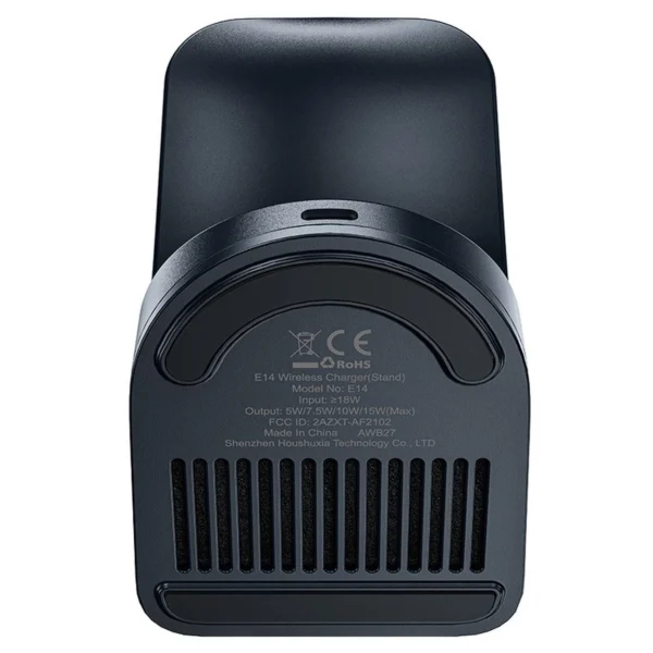 Acefast E14 wireless 15W inductive charger for iPhone - grayeng