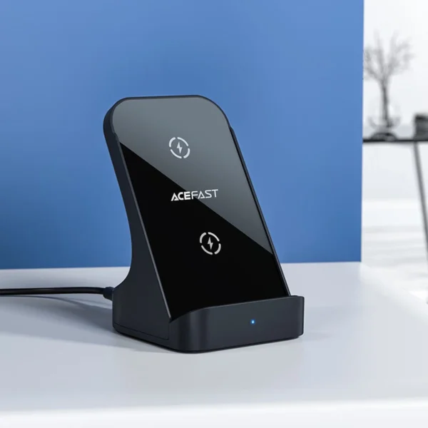 Acefast E14 wireless 15W inductive charger for iPhone - grayeng