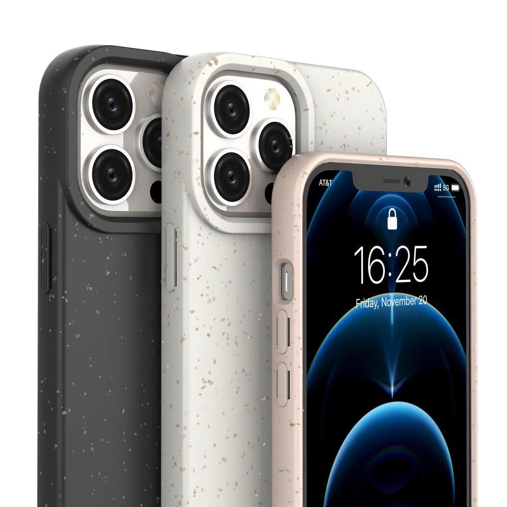 Eco Case case for iPhone 14 Plus silicone degradable cover purpleeng