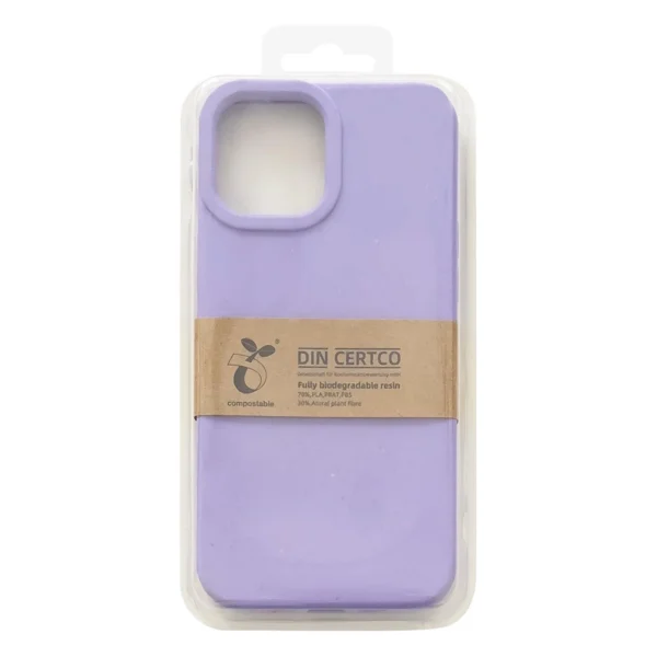 Eco Case case for iPhone 14 Plus silicone degradable cover purpleeng