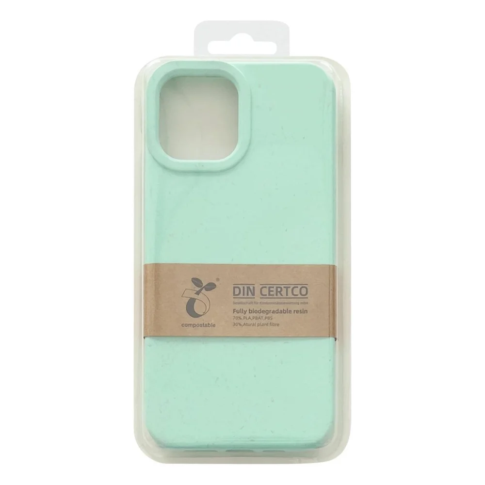 Eco Case case for iPhone 14 Plus silicone degradable cover mint greeneng