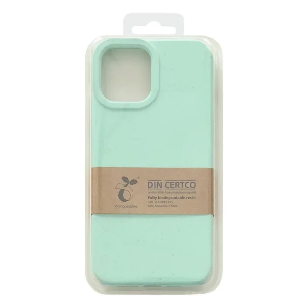 Eco Case case for iPhone 14 Plus silicone degradable cover mint greeneng