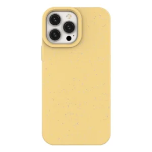 Eco Case case for iPhone 14 Plus silicone degradable cover yelloweng