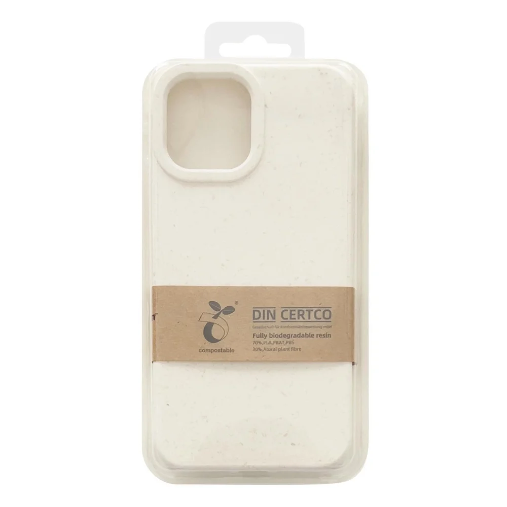 Eco Case case for iPhone 14 Plus silicone degradable cover whiteeng