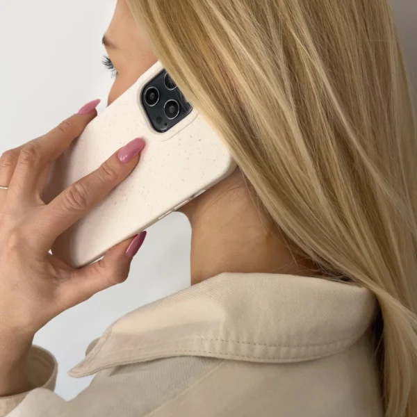 Eco Case case for iPhone 14 Pro silicone degradable cover pinkeng