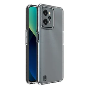 Spring Case case for Realme C31 silicone cover with frame blackeng