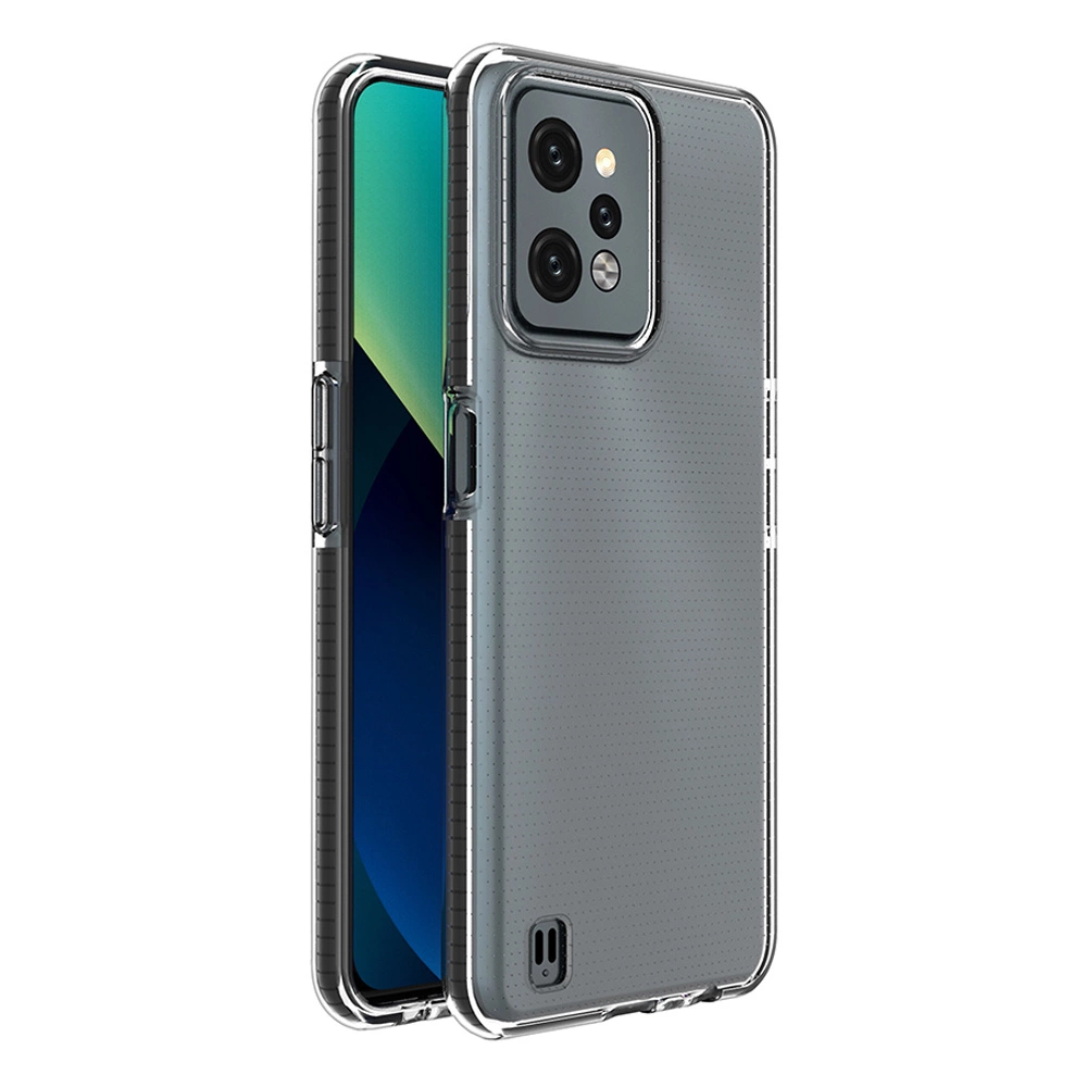 Spring Case case for Realme C31 silicone cover with frame blackeng