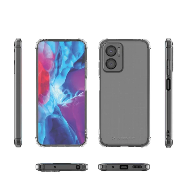Wozinsky Anti Shock Case for Xiaomi Redmi Note 11E /Redmi 10 5G / Redmi 10 Prime+ 5G / Poco M4 5G Armor Cover Transparenteng