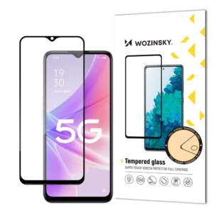 Wozinsky Super Durable Full Glue Tempered Glass Full Screen With Frame Case Friendly Realme Narzo 50 Blackeng