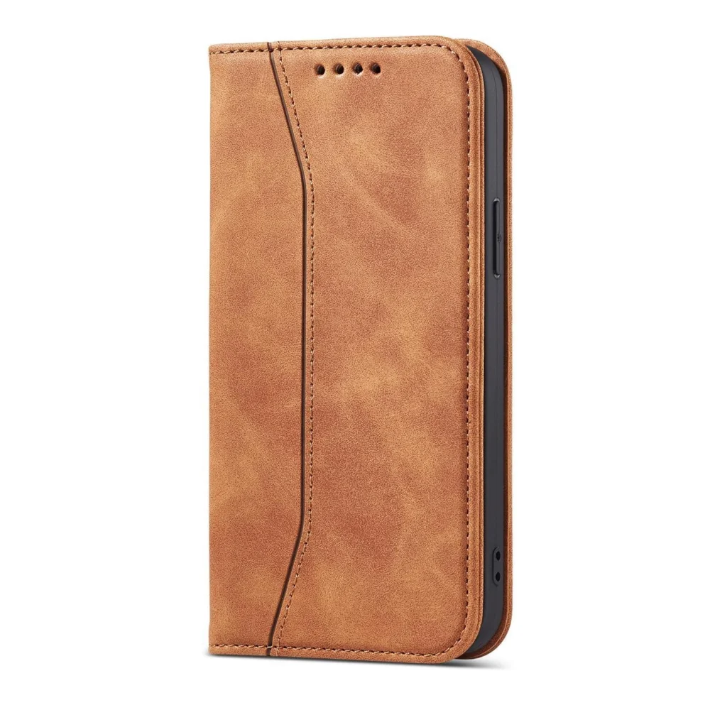 Magnet Fancy Case for Samsung Galaxy A23 5G cover with flip wallet stand browneng