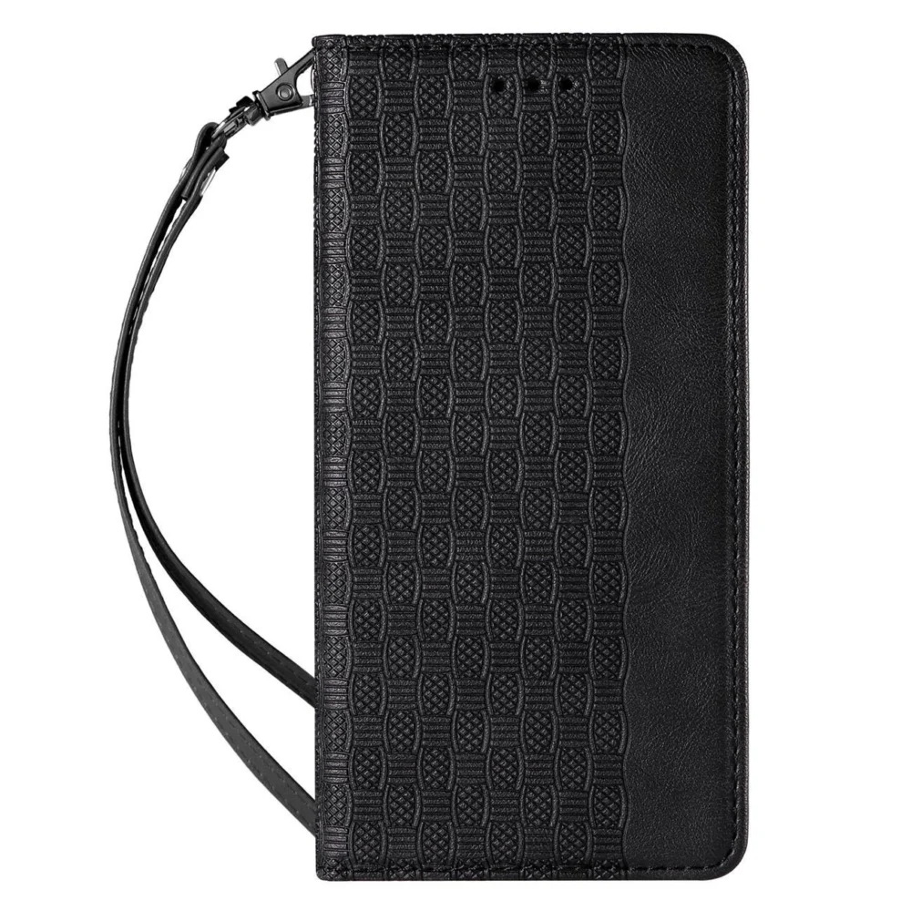 Magnet Strap Case for Samsung Galaxy A23 5G Flip Wallet Mini Lanyard Stand Blackeng