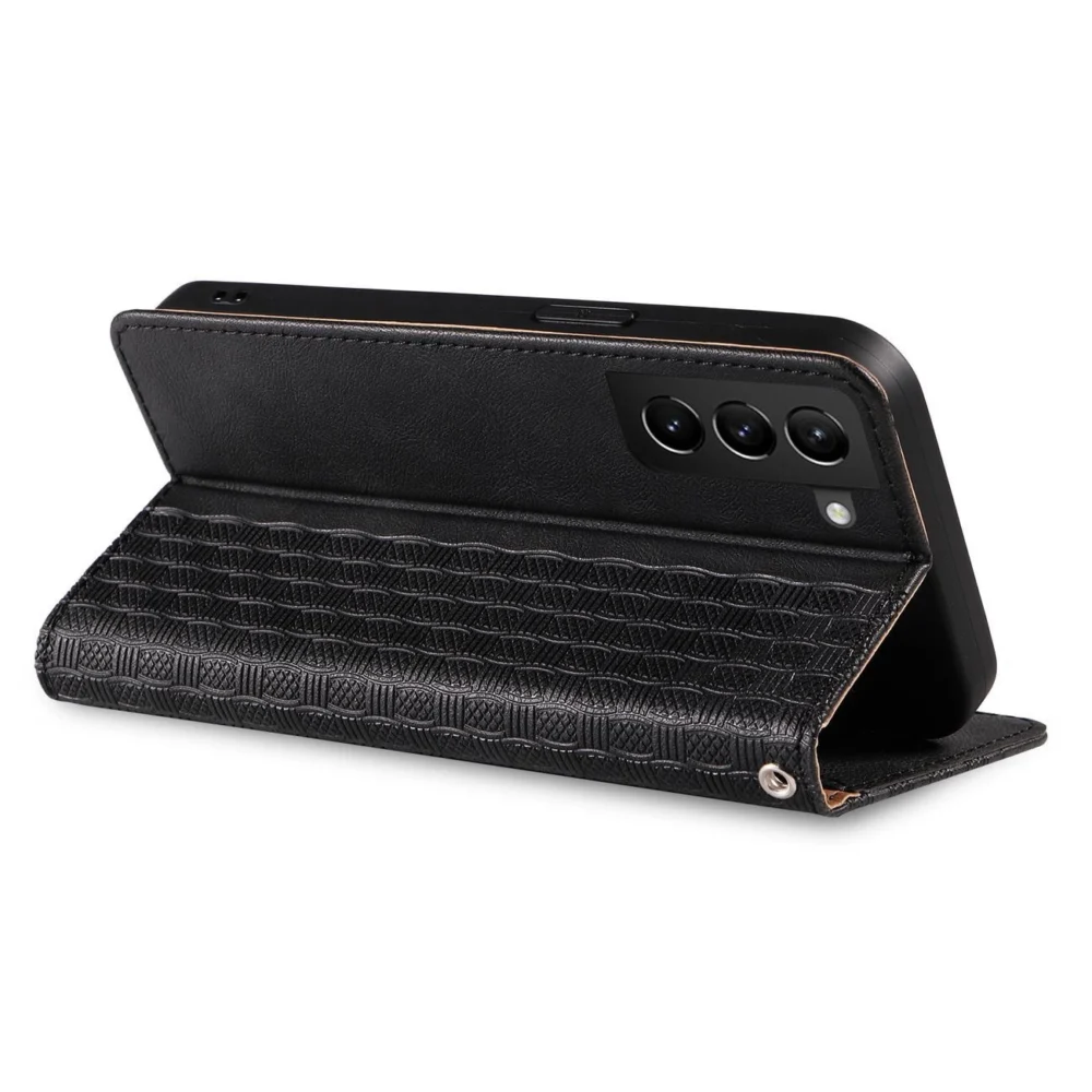 Magnet Strap Case for Samsung Galaxy A23 5G Flip Wallet Mini Lanyard Stand Blackeng