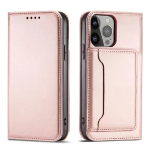 Magnet Card Case for Samsung Galaxy A23 5G Cover with Flip Wallet Stand Pinkeng