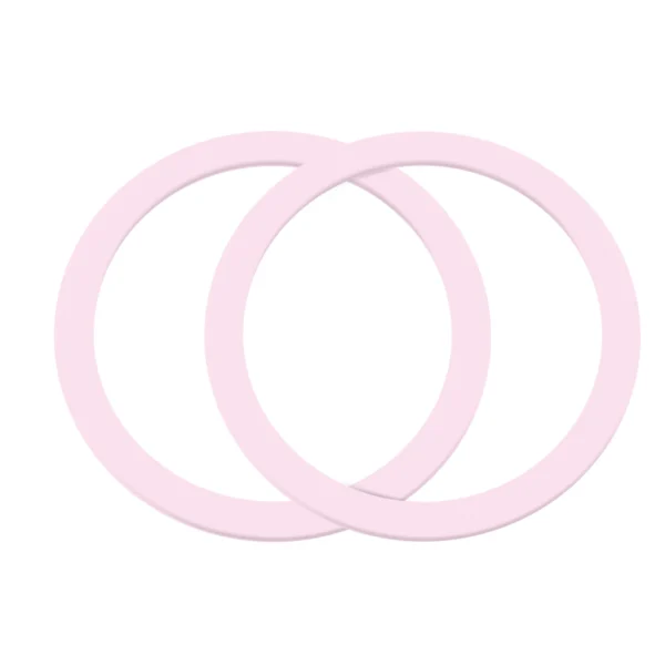 Joyroom set of metal magnetic rings for smartphone 2 pcs. pink (JR-Mag-M3)eng
