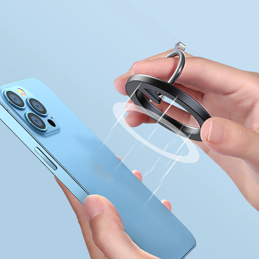 Joyroom kit multifunctional magnetic car holder ring phone support black (JR-ZS294)eng
