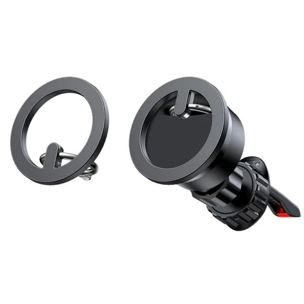 Joyroom kit multifunctional magnetic car holder ring phone support black (JR-ZS294)eng