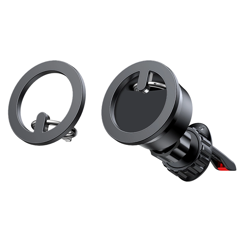 Joyroom kit multifunctional magnetic car holder ring phone support black (JR-ZS294)eng