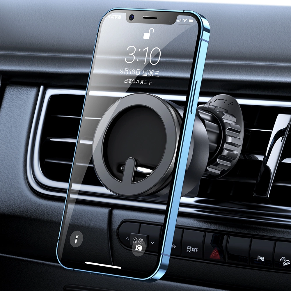 Joyroom kit multifunctional magnetic car holder ring phone support black (JR-ZS294)eng