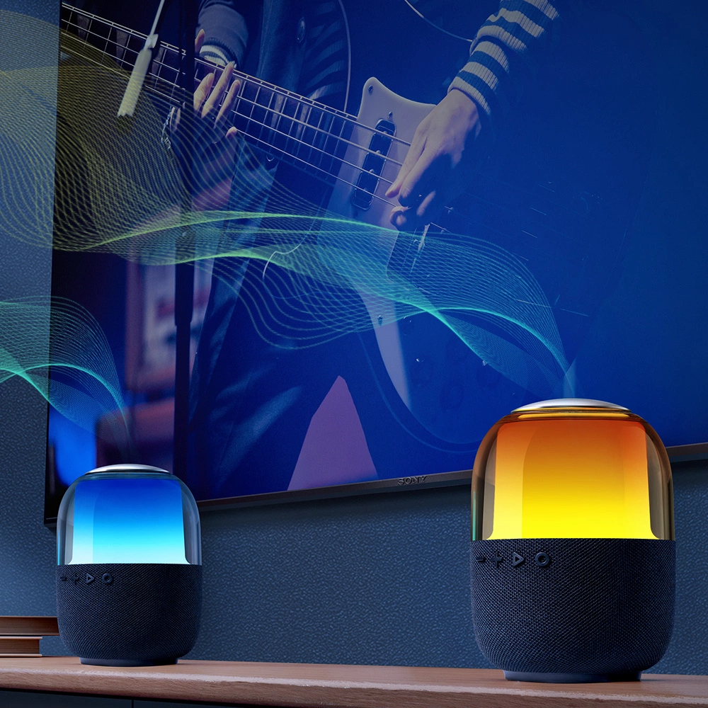 Joyroom wireless Bluetooth 5.3 RGB speaker black (JR-ML05)eng