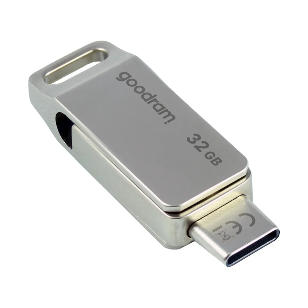 Flash Drive 32GB USB 3.2 Gen 1 USB / USB C OTG ODA3 Goodram - Silvereng