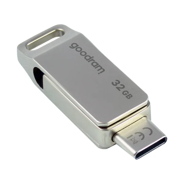 Flash Drive 32GB USB 3.2 Gen 1 USB / USB C OTG ODA3 Goodram - Silvereng