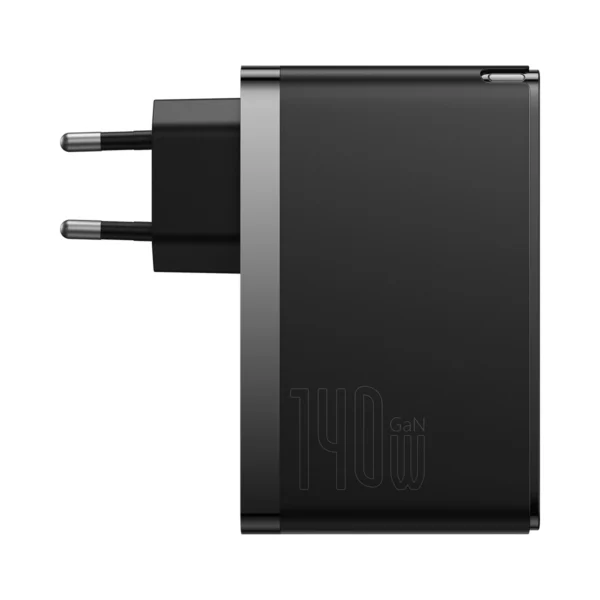 Baseus GaN5 Pro fast charger 2xUSB-C + USB 140W EU black (CCGP100201)eng