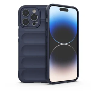 Magic Shield Case case for iPhone 14 Pro Max flexible armored dark blue covereng